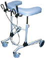 CARE WALKER WITH BRAKES